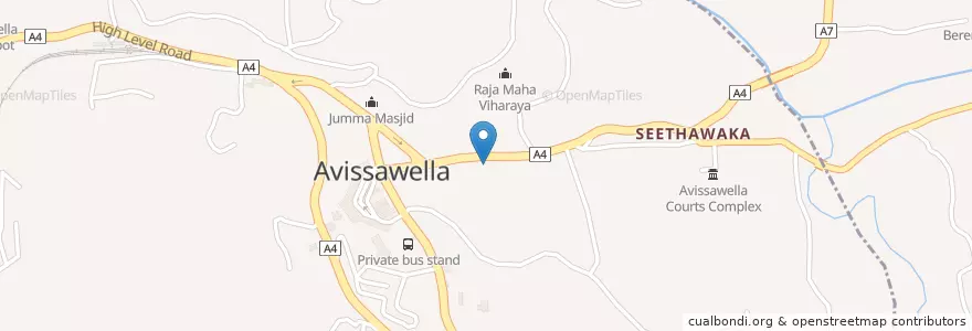 Mapa de ubicacion de New Imperial Cinema en スリランカ, 西部州, コロンボ県.