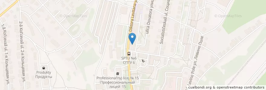 Mapa de ubicacion de Отделение связи №600033 en Russia, Distretto Federale Centrale, Владимирская Область, Городской Округ Владимир.