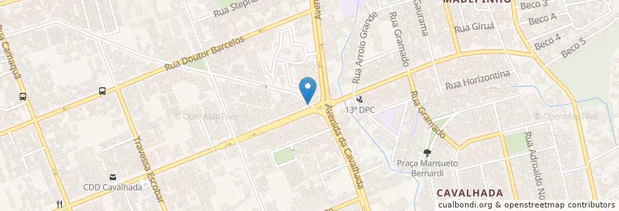 Mapa de ubicacion de PF Cavalhada / Otto en Brasil, Región Sur, Río Grande Del Sur, Región Metropolitana De Porto Alegre, Região Geográfica Intermediária De Porto Alegre, Região Geográfica Imediata De Porto Alegre, Porto Alegre.