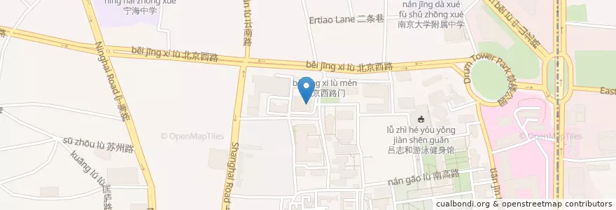 Mapa de ubicacion de 壹咖啡 en Китай, Цзянсу, Нанкин, Гулоу.