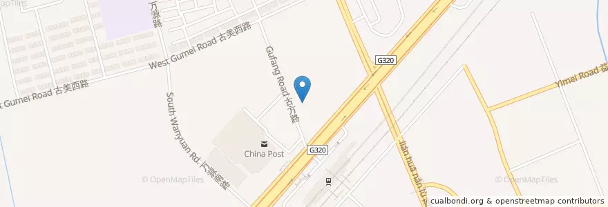 Mapa de ubicacion de Cafe Grazie en China, Xangai, 闵行区.