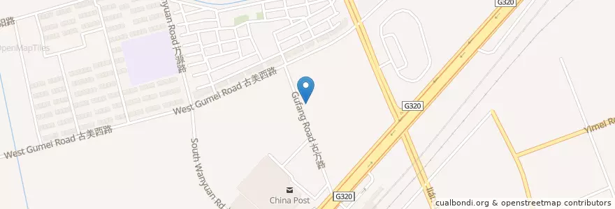 Mapa de ubicacion de ICBC en 中国, 上海市, 闵行区.