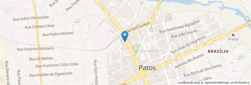 Mapa de ubicacion de Burger's en Brasile, Regione Nordest, Paraíba, Região Metropolitana De Patos, Região Geográfica Intermediária De Patos, Região Geográfica Imediata De Patos, Patos.