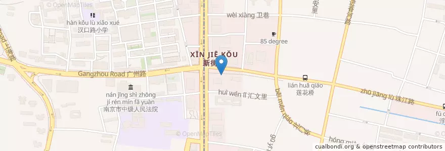 Mapa de ubicacion de 麦当劳 en چین, جیانگسو, نانجینگ, 玄武区.