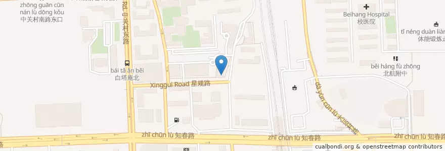 Mapa de ubicacion de ICBC en China, Beijing, Hebei, Haidian District.