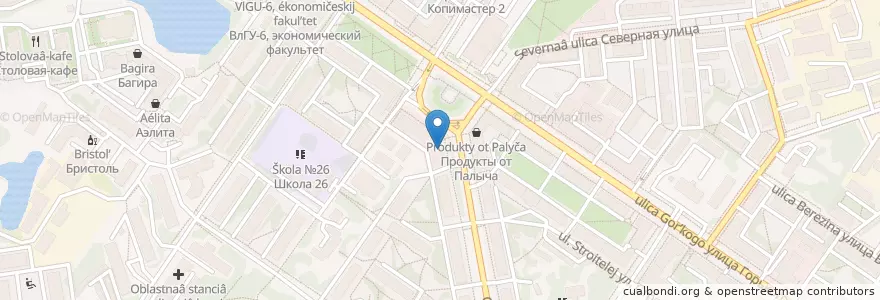 Mapa de ubicacion de Траст en روسيا, Центральный Федеральный Округ, فلاديمير أوبلاست, Городской Округ Владимир.