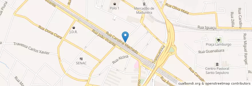 Mapa de ubicacion de Estação 422 en Brazil, Southeast Region, Rio De Janeiro, Região Metropolitana Do Rio De Janeiro, Região Geográfica Imediata Do Rio De Janeiro, Região Geográfica Intermediária Do Rio De Janeiro, Rio De Janeiro.