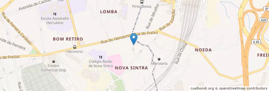 Mapa de ubicacion de Marcitânia en پرتغال, Norte, Área Metropolitana Do Porto, Porto, Porto, Bonfim.