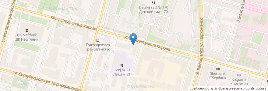 Mapa de ubicacion de Детская библиотека № 7 en روسيا, Приволжский Федеральный Округ, باشقورستان, Городской Округ Уфа.