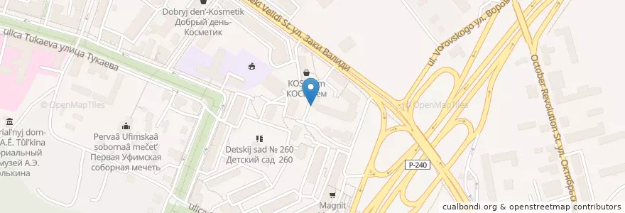 Mapa de ubicacion de Экомедсервис en روسيا, Приволжский Федеральный Округ, باشقورستان, Городской Округ Уфа.
