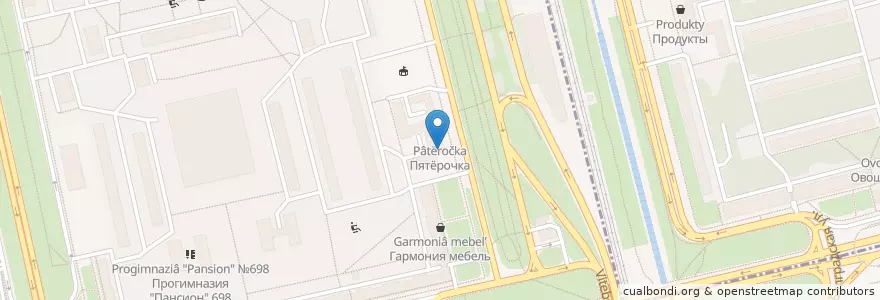 Mapa de ubicacion de Мангал en Rusland, Северо-Западный Федеральный Округ, Oblast Leningrad, Sint-Petersburg, Московский Район, Округ Гагаринское.