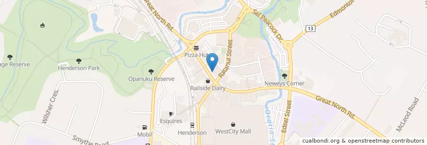 Mapa de ubicacion de Lumino The Dentists en 뉴질랜드, Auckland, Henderson-Massey.