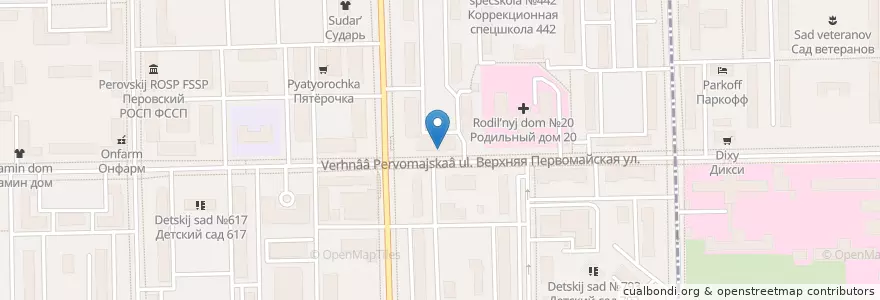 Mapa de ubicacion de Институт гуманитарного образования и информационных технологий en Russie, District Fédéral Central, Moscou, Восточный Административный Округ, Район Измайлово.