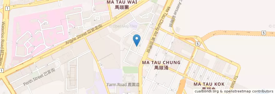 Mapa de ubicacion de 九龍城 (盛德街) Kowloon City (Shing Tak Street) en Çin, Guangdong, Hong Kong, Kowloon, Yeni Bölgeler, 九龍城區 Kowloon City District.