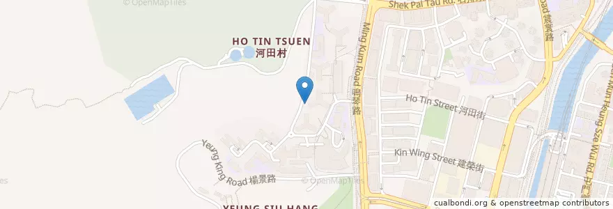 Mapa de ubicacion de 山景邨（景樂樓） Shan King Estate (King Lok House) en Китай, Гонконг, Гуандун, Новые Территории, 屯門區 Tuen Mun District.