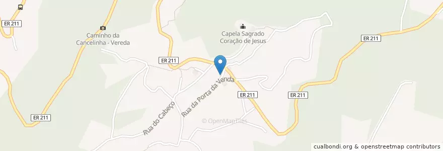 Mapa de ubicacion de Fontanário en 葡萄牙, Santana.