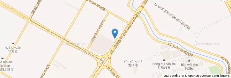 Mapa de ubicacion de 御品锅锅香 en China, Sichuan, 成都市, 成华区 (Chenghua), 府青路街道 / Fuqinglu.