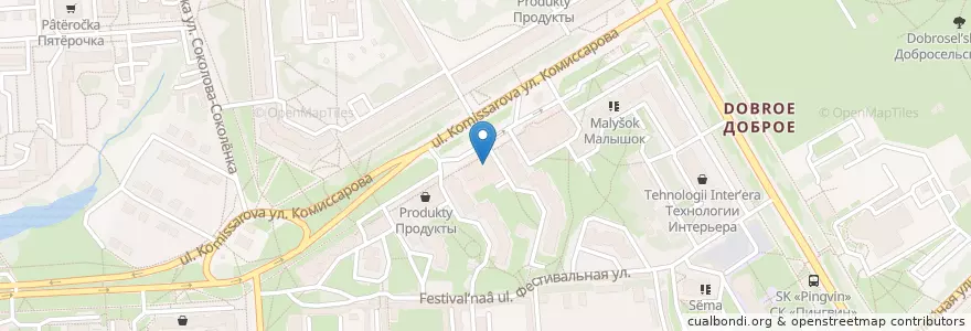 Mapa de ubicacion de РобинZOOн en روسيا, Центральный Федеральный Округ, فلاديمير أوبلاست, Городской Округ Владимир.