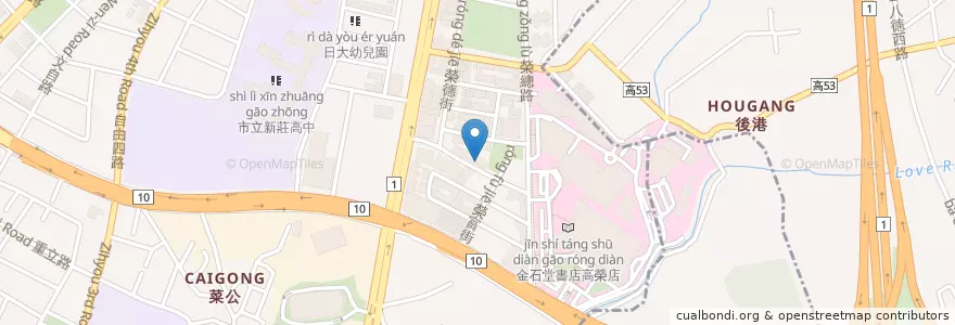 Mapa de ubicacion de 隨緣老店 en Taiwan, Kaohsiung.