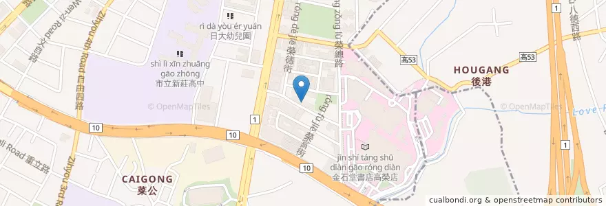 Mapa de ubicacion de 榮耀店 en 臺灣, 高雄市.