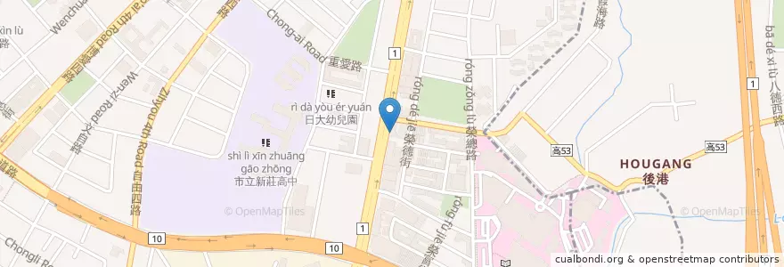 Mapa de ubicacion de 富康牙醫診所 en 타이완, 가오슝시, 쭤잉구.