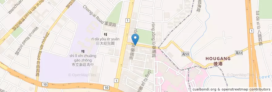 Mapa de ubicacion de 榮總店 en Tayvan, Kaohsiung.