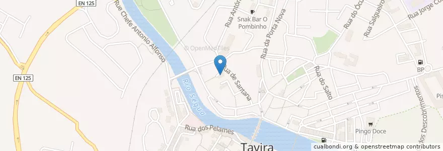 Mapa de ubicacion de Ermida de Santa Ana en Portugal, Algarve, Algarve, Faro, Tavira, Tavira.