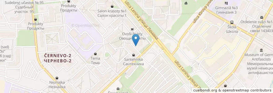 Mapa de ubicacion de Отделение связи №143409 en Rússia, Distrito Federal Central, Oblast De Moscou, Городской Округ Красногорск.