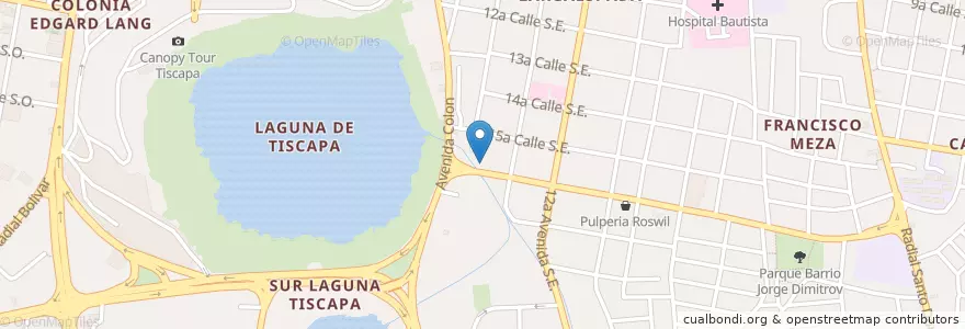 Mapa de ubicacion de Centro Cultural Quilombo en Nicaragua, Departamento De Managua, Managua (Municipio).