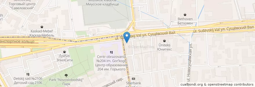 Mapa de ubicacion de Будь здоров en Rusland, Centraal Federaal District, Moskou, Северо-Восточный Административный Округ, Район Марьина Роща.