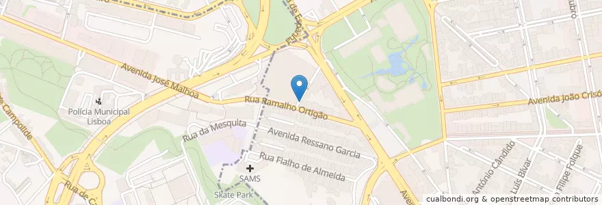Mapa de ubicacion de Premier Class en 포르투갈, Área Metropolitana De Lisboa, Lisboa, Grande Lisboa, 리스본, Avenidas Novas.