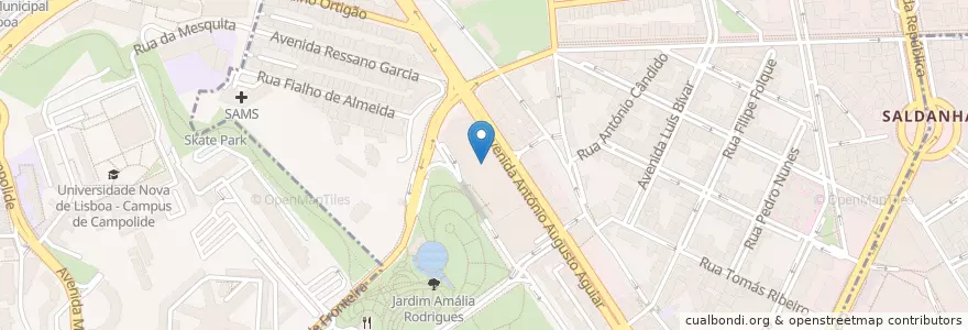 Mapa de ubicacion de pans & Company en پرتغال, Área Metropolitana De Lisboa, Lisboa, Grande Lisboa, لیسبون, Avenidas Novas.