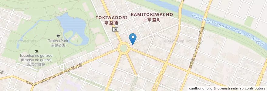 Mapa de ubicacion de Eneos en ژاپن, 北海道, 上川総合振興局, 旭川市.