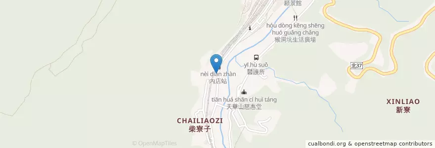 Mapa de ubicacion de 黑金客棧 en Taiwan, New Taipei, Ruifang District.