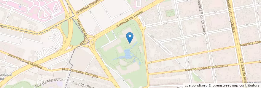 Mapa de ubicacion de Cafetaria do Museu Calouste Gulbenkian en Portugal, Área Metropolitana De Lisboa, Lisboa, Grande Lisboa, Lisboa, Avenidas Novas.