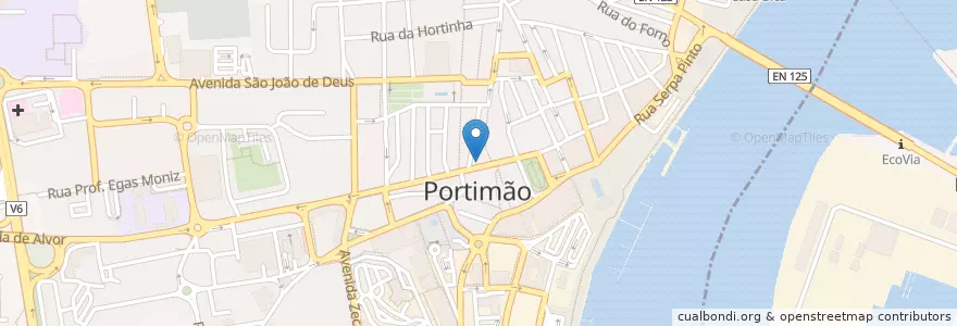Mapa de ubicacion de Restaurante-Marisqueira Carvi en Portogallo, Algarve, Algarve, Faro, Portimão, Portimão.
