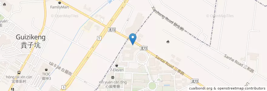 Mapa de ubicacion de 輔大診所 en Taiwán, Nuevo Taipéi.