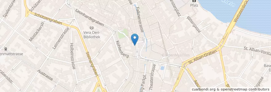 Mapa de ubicacion de Bodega Zum Strauss en スイス, Basel-Stadt, Basel.