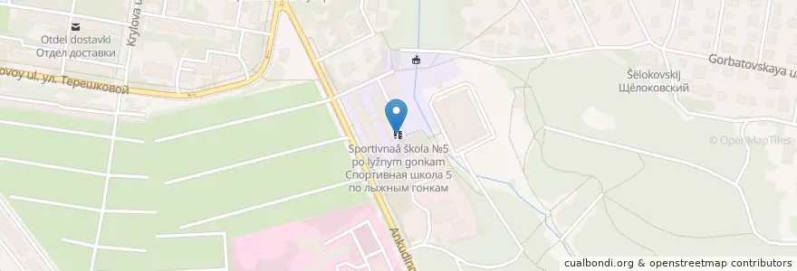 Mapa de ubicacion de Спортивная школа №5 по лыжным гонкам en Russia, Volga Federal District, Nizhny Novgorod Oblast, Nizhny Novgorod.