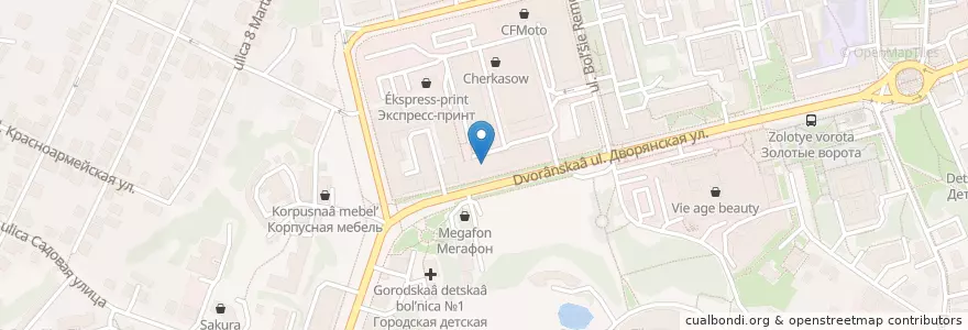 Mapa de ubicacion de Владимирский Институт Бизнеса en Rusia, Distrito Federal Central, Óblast De Vladímir, Городской Округ Владимир.