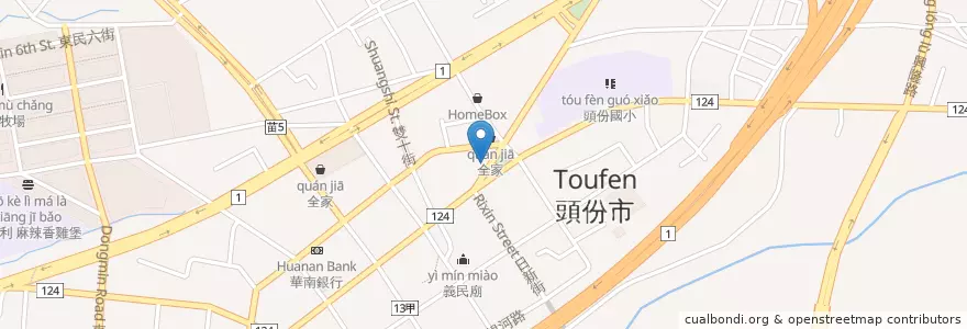 Mapa de ubicacion de 好樂迪 en 臺灣, 臺灣省, 苗栗縣, 頭份市.