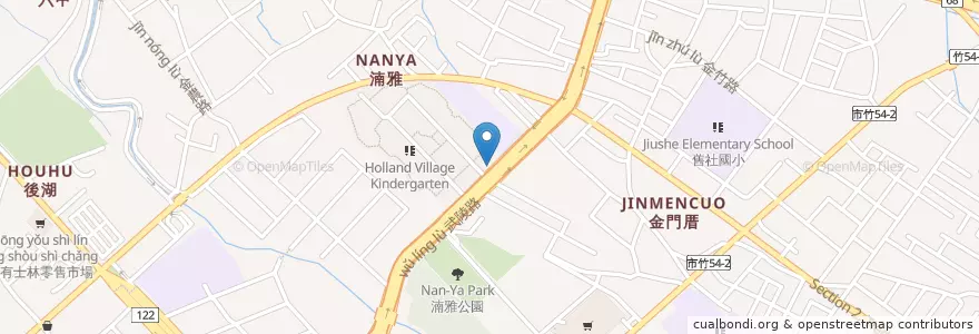 Mapa de ubicacion de O2 restaurant en Taiwan, Taiwan, Hsinchu, 北區.