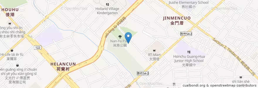 Mapa de ubicacion de Swimming school en 타이완, 타이완성, 신주시, 베이구.