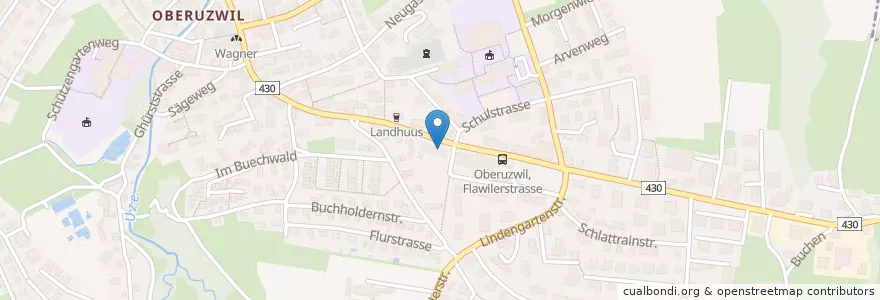 Mapa de ubicacion de Pinocchio en سويسرا, Sankt Gallen, Wahlkreis Wil, Oberuzwil.