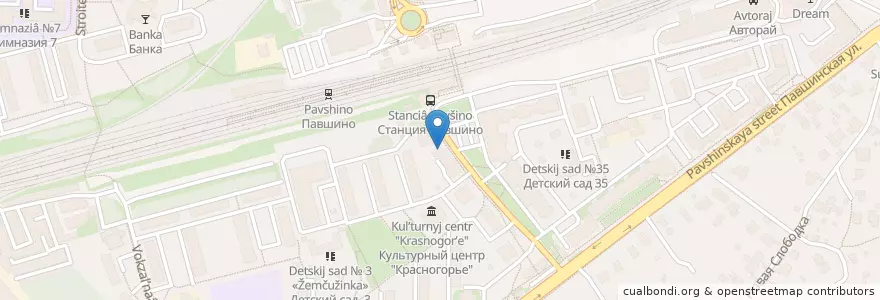 Mapa de ubicacion de Васаби Сан en 俄罗斯/俄羅斯, Центральный Федеральный Округ, 莫斯科州, Городской Округ Красногорск.