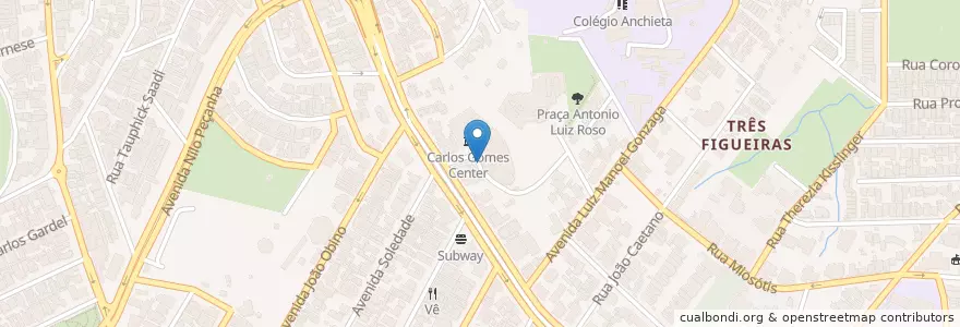 Mapa de ubicacion de Emporio Restaurante en 브라질, 남부지방, 히우그란지두술, Região Metropolitana De Porto Alegre, Região Geográfica Intermediária De Porto Alegre, Região Geográfica Imediata De Porto Alegre, 포르투알레그리.