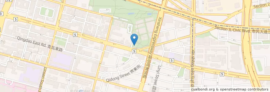 Mapa de ubicacion de 警衛室 en Taiwan, 新北市, Taipei, 中正區.