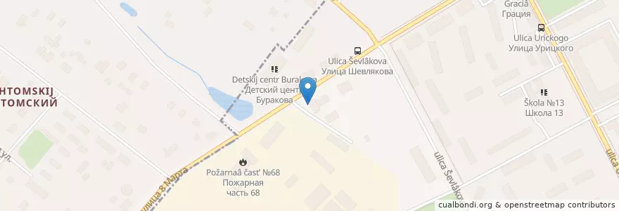 Mapa de ubicacion de RollOff en Rusland, Centraal Federaal District, Oblast Moskou, Восточный Административный Округ, Городской Округ Люберцы, Район Косино-Ухтомский.
