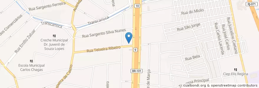 Mapa de ubicacion de Stop Time en Brasilien, Südosten, Rio De Janeiro, Região Metropolitana Do Rio De Janeiro, Região Geográfica Imediata Do Rio De Janeiro, Região Geográfica Intermediária Do Rio De Janeiro, Rio De Janeiro.