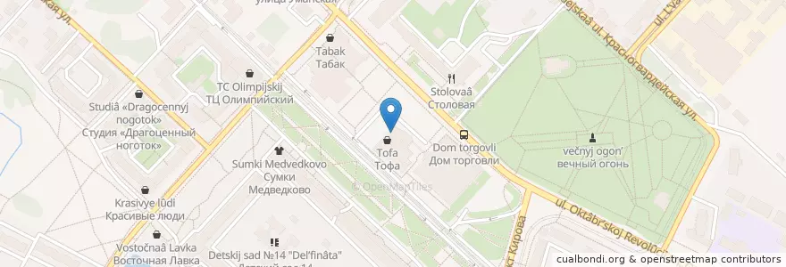 Mapa de ubicacion de Отель en Rusland, Centraal Federaal District, Oblast Moskou, Коломенский Городской Округ.